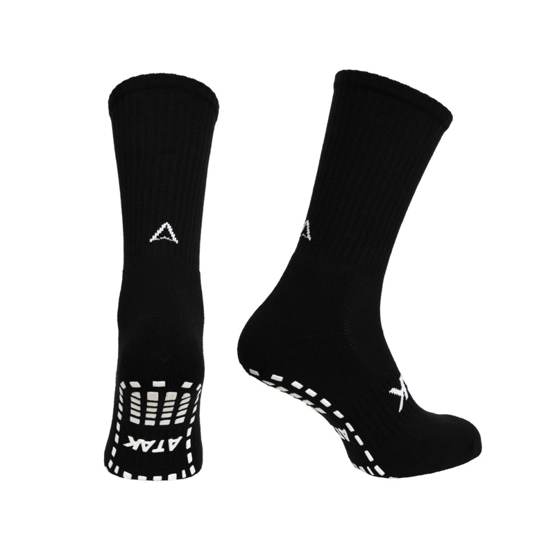 Atak SHOX Mid-Leg Grip Socks Black | The Rugby Shop