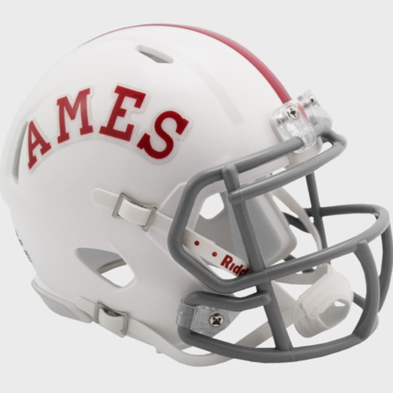 Iowa State Cyclones AMES Throwback NCAA Speed Mini Football Helmet