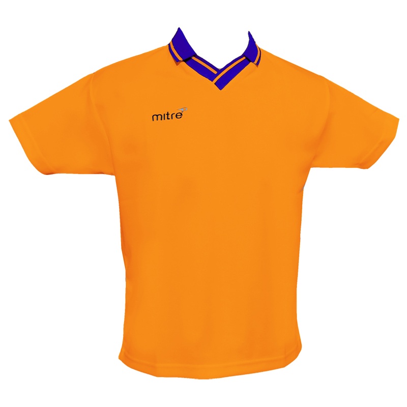 Boys/Mens Mitre Genoa Football Jersey -Gold/Royal