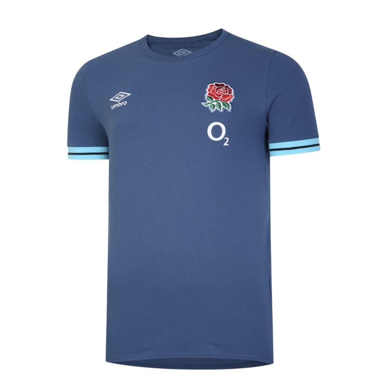 England Rugby Mens Presentation T-Shirt – Ensign Blue | The Rugby Shop