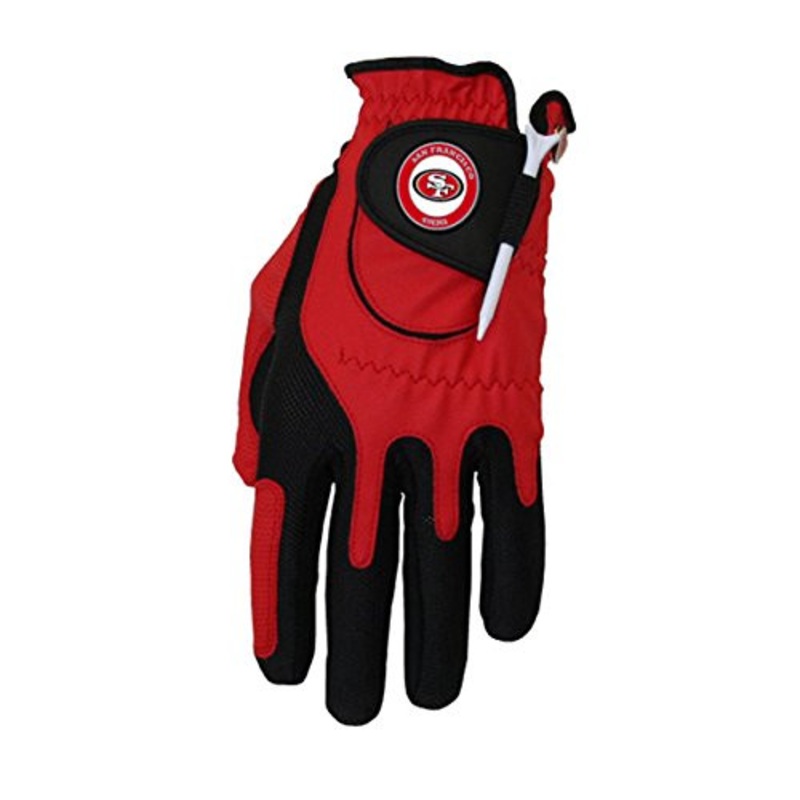 Zero Friction NFL San Francisco 49ers Red Golf Glove, Left Hand