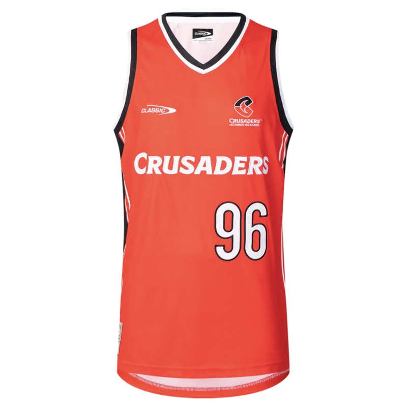 2025 Canterbury Crusaders Basketball Singlet | The Rugby Shop