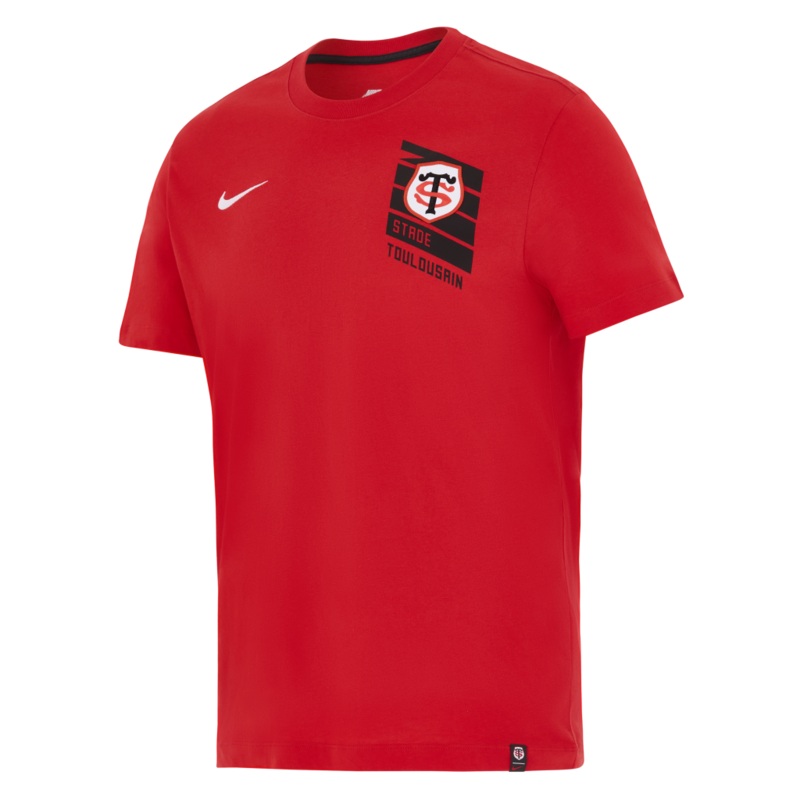 2025 Stade Toulouse T-shirt Red | The Rugby Shop