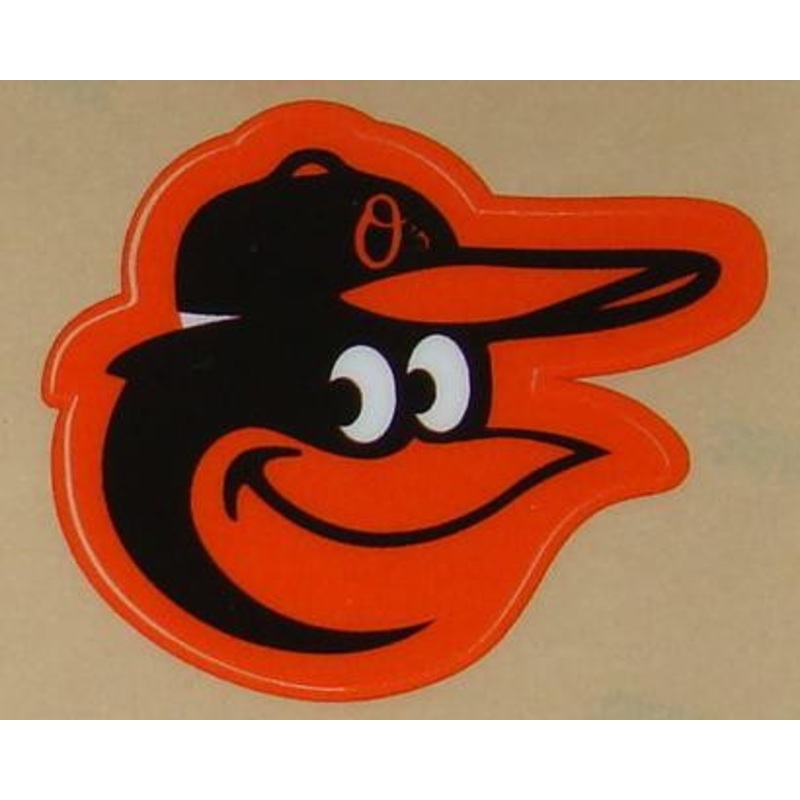 BALTIMORE ORIOLES FULL SIZE HELMET 3M STICKER DECAL