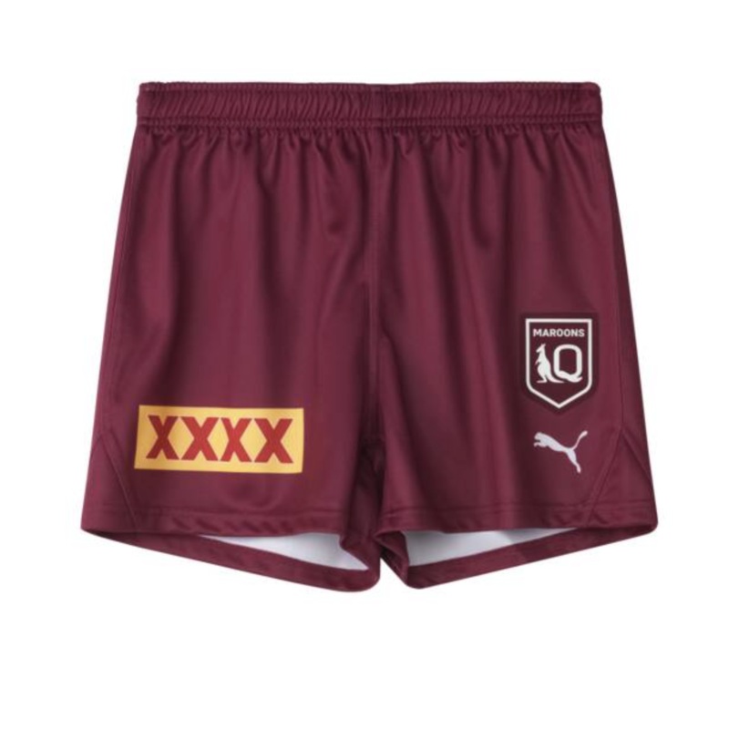 2025 Queensland Maroons Match Shorts | The Rugby Shop
