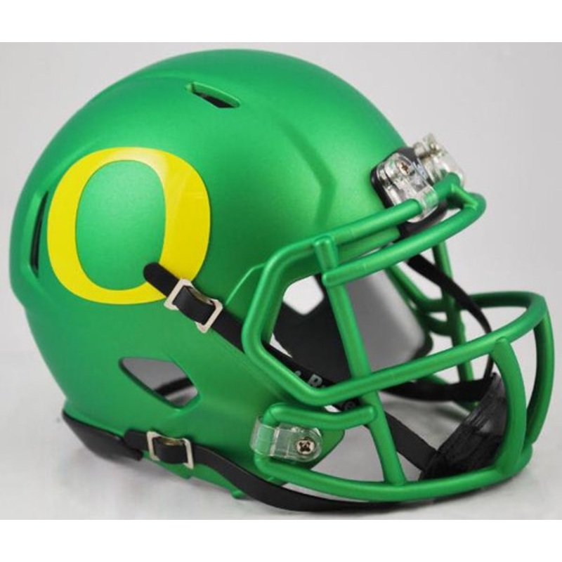 Oregon Ducks APPLE GREEN NCAA Riddell Speed Mini Helmet
