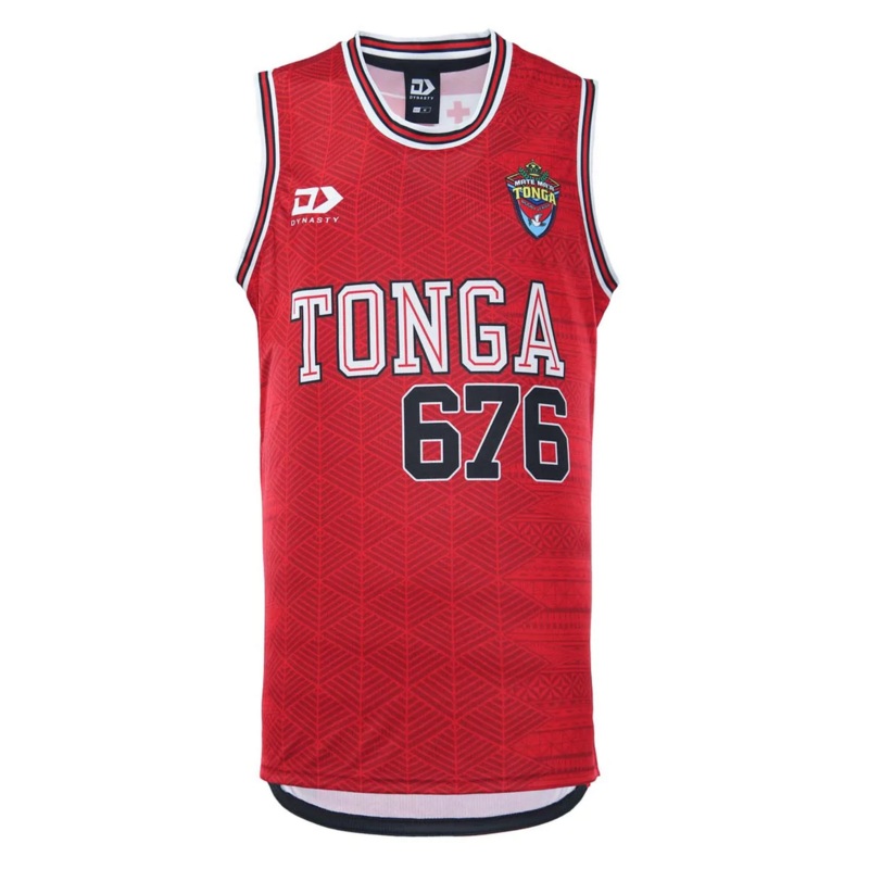 2022 Tonga Rugby League Mens Basketball Singlet | The Rugby Shop