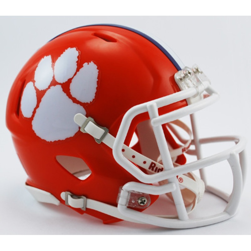 Clemson Tigers Revolution SPEED Mini Helmet