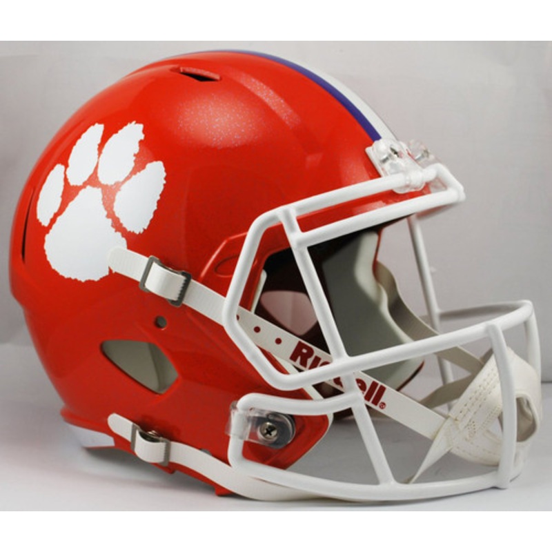 Clemson Tigers SPEED Riddell Full Size Replica Helmet