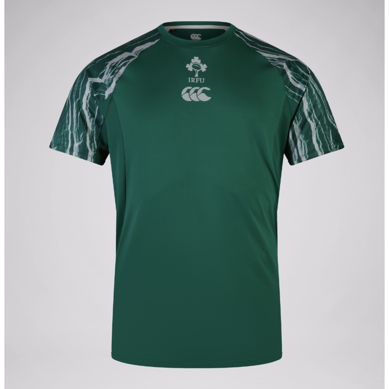 2024/25 Ireland Mens Superlight Training T-Shirt Green | The Rugby Shop