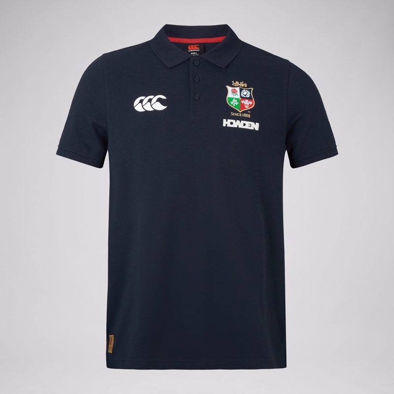 Canterbury BRITISH & IRISH LIONS Polo Shirt Navy (Mens)