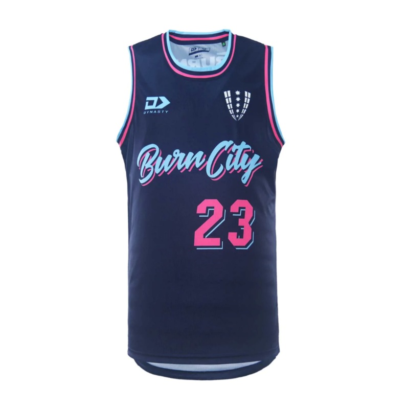 2023 Melbourne Rebels Mens Basketball Singlet | The Rugby Shop