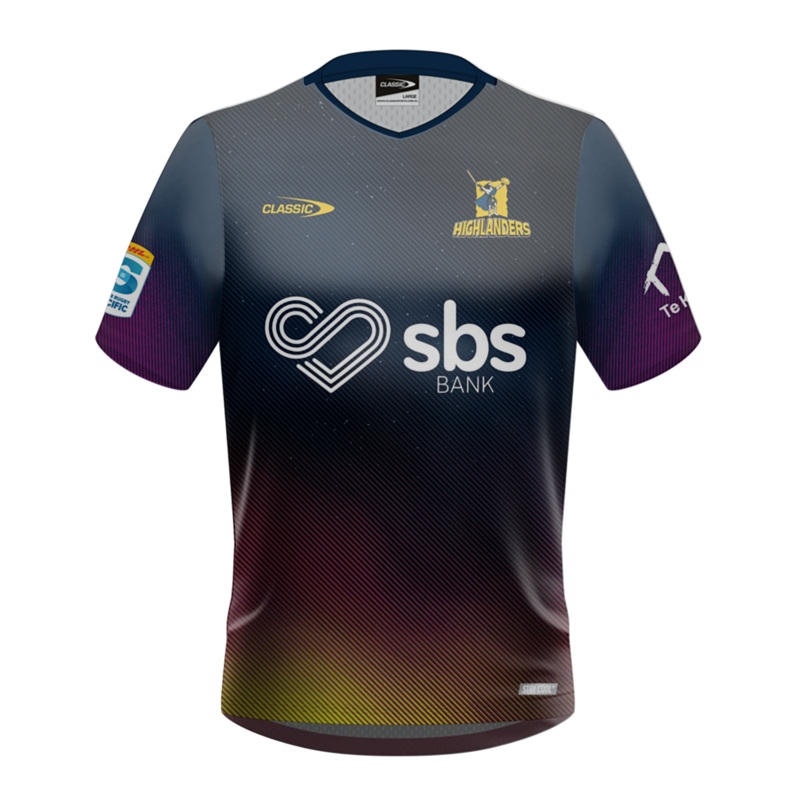2024 Highlanders Men’s Training T-shirt | Super Rugby | The Rugby Shop
