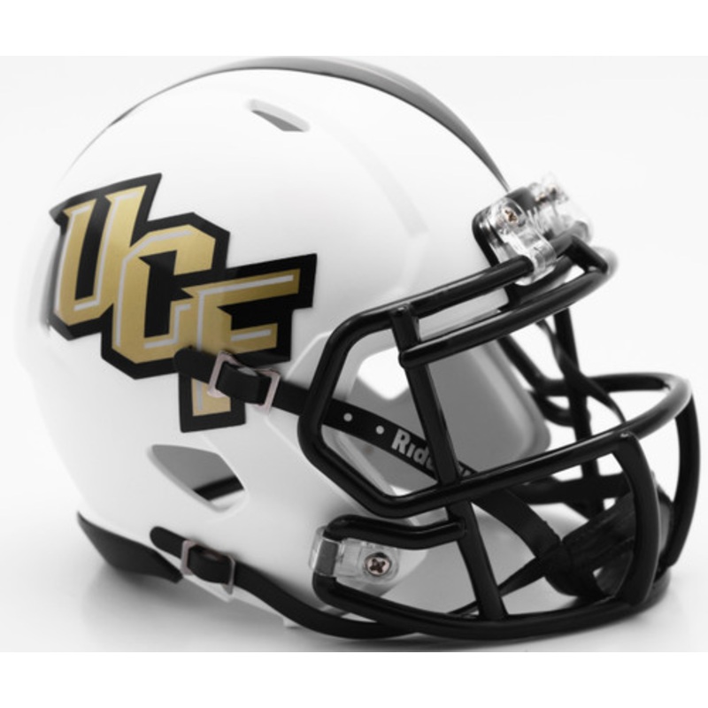 UCF Knights Matte White SPEED Mini Helmet