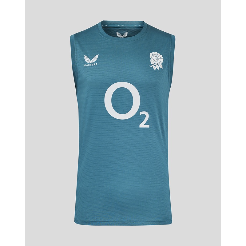 2025 Castore England Rugby Sleeveless T-shirt | The Rugby Shop