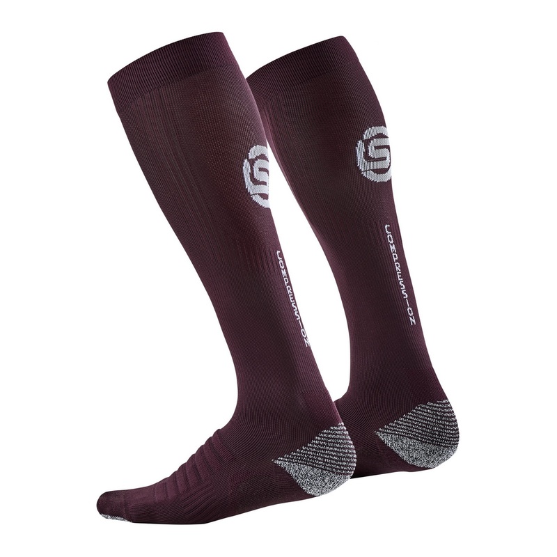 SKINS SERIES-3 Performance Socks – Burgundy | The Rugby Shop