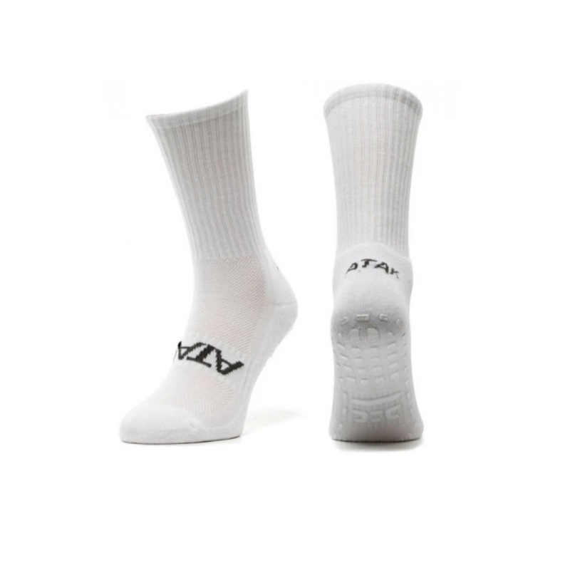 ATAK Shox Mid-Leg Grip Socks White
