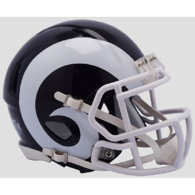 Los Angeles Rams 2017 Logo Revolution Speed Mini Helmet