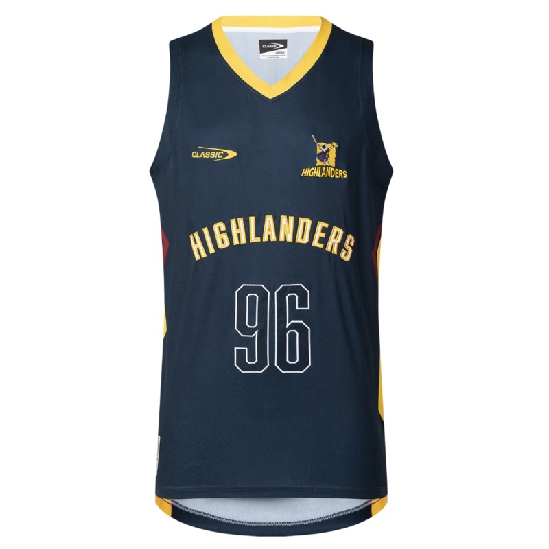 2025 Highlanders Men’s Basketball Singlet | The Rugby Shop