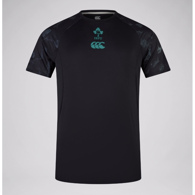 2024/25 Ireland Mens Superlight Training T-Shirt Black | The Rugby Shop