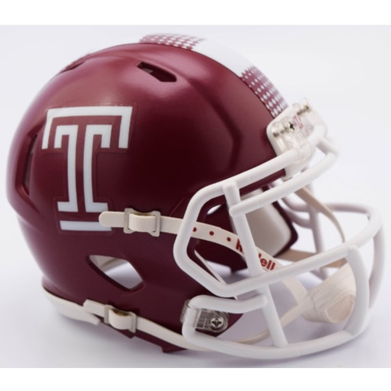 Temple Owls NCAA Riddell SPEED Mini Helmet