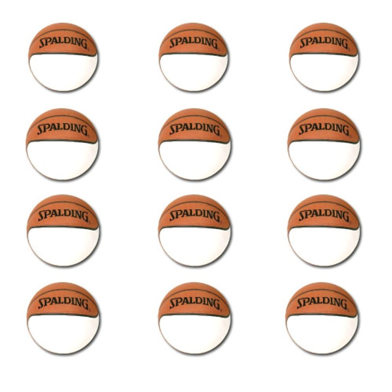 12 Spalding NBA Mini Autograph Basketballs (One Dozen)