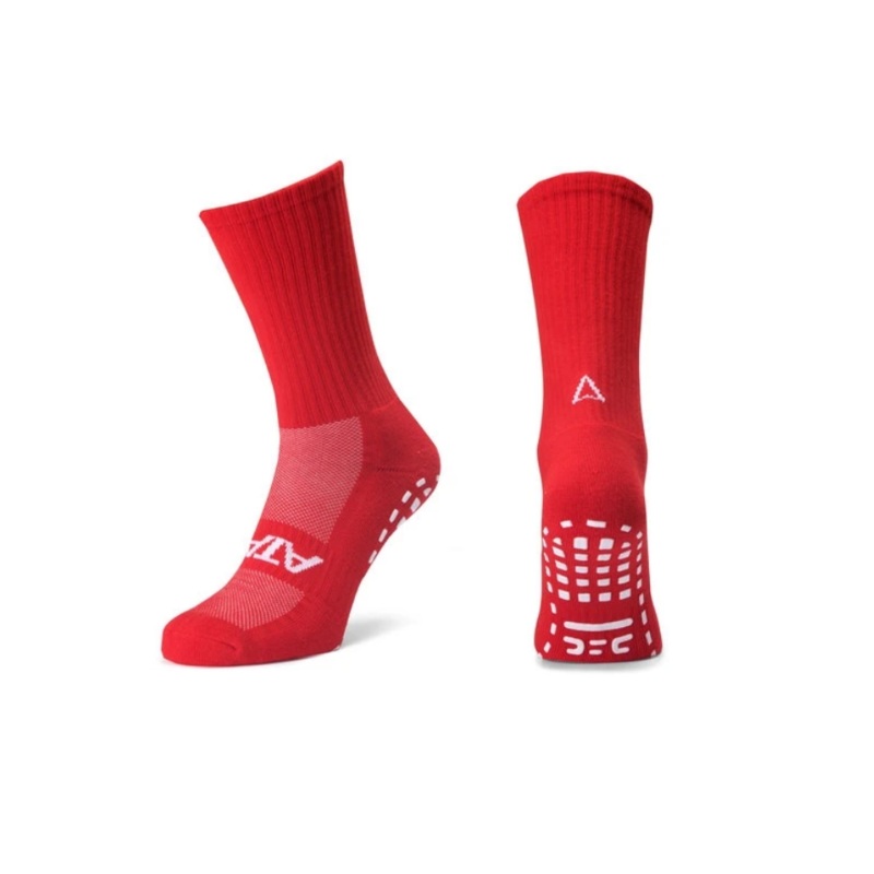 Atak SHOX Mid-Leg Grip Socks Red | The Rugby Shop