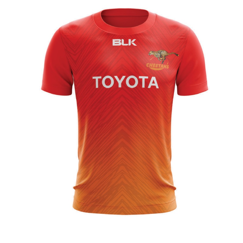 Toyota Cheetahs Training T-shirt – Red/Orange | The Rugby Shop