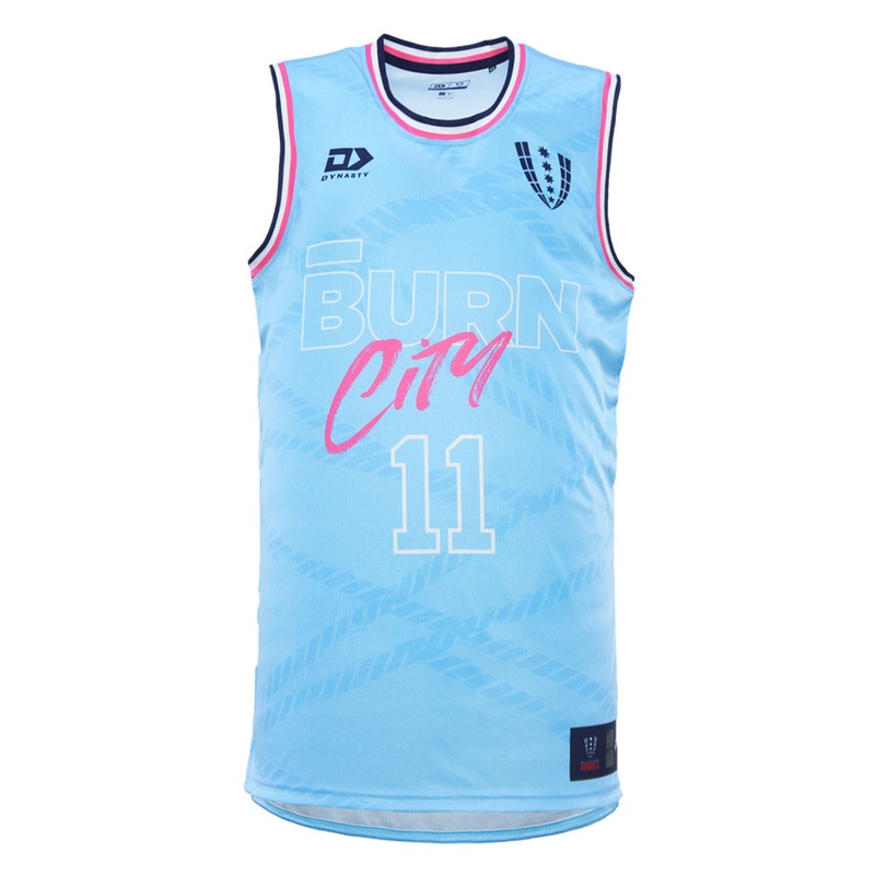 2024 Melbourne Rebels Light Blue Basketball Singlet | The Rugby Shop
