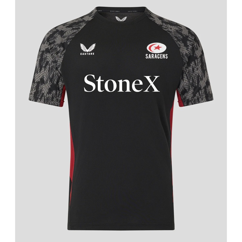 2025/26 Saracens Rugby Training T-shirt | The Rugby Shop