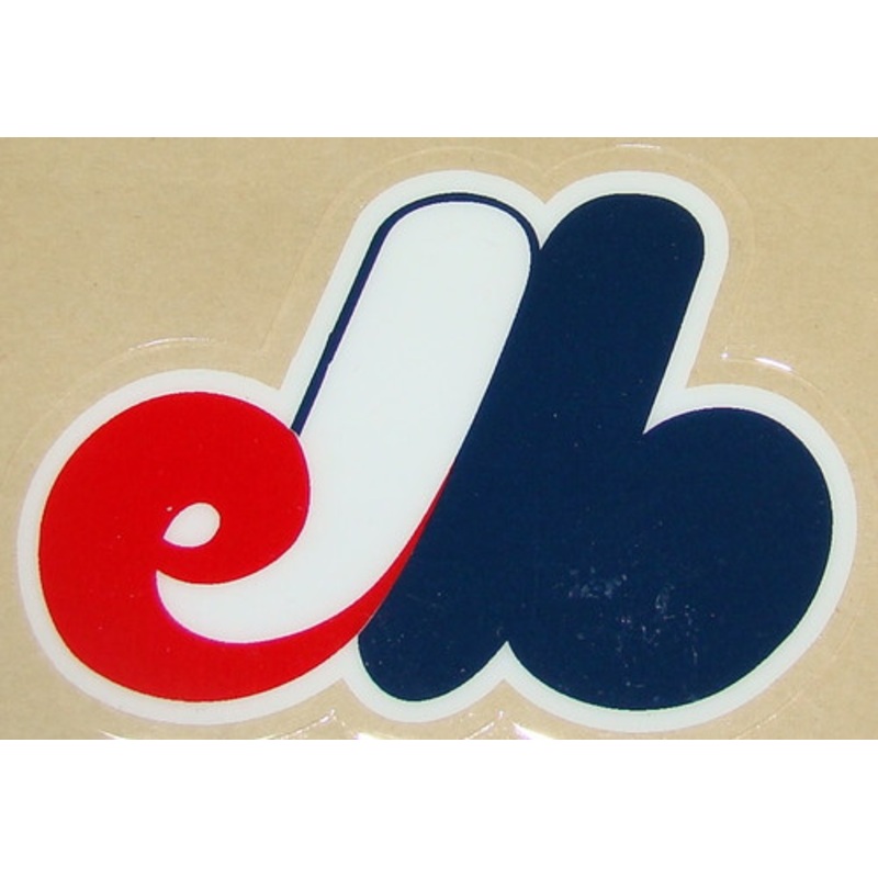 MONTREAL EXPOS FULL SIZE HELMET 3M STICKER DECAL