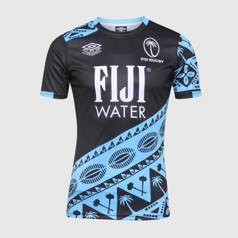 2025 Umbro Fiji Rugby Pre Match Shirt | The Rugby Shop