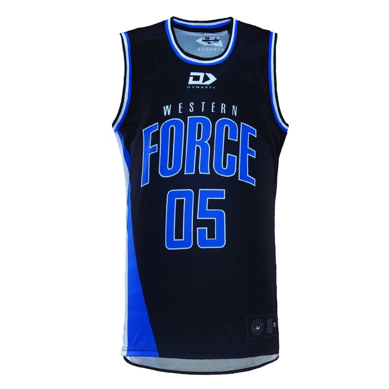 2024 Western Force Mens Basketball Singlet | The Rugby Shop