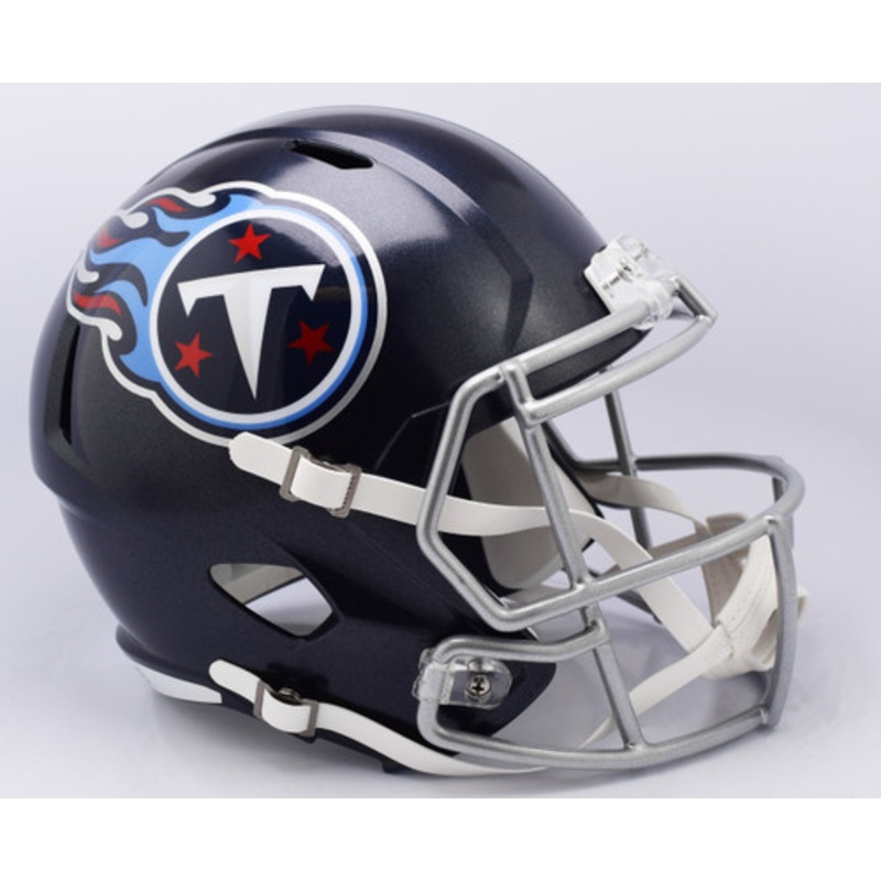 Tennessee Titans 2018 Satin Navy Metallic SPEED Riddell Full Size Replica Helmet