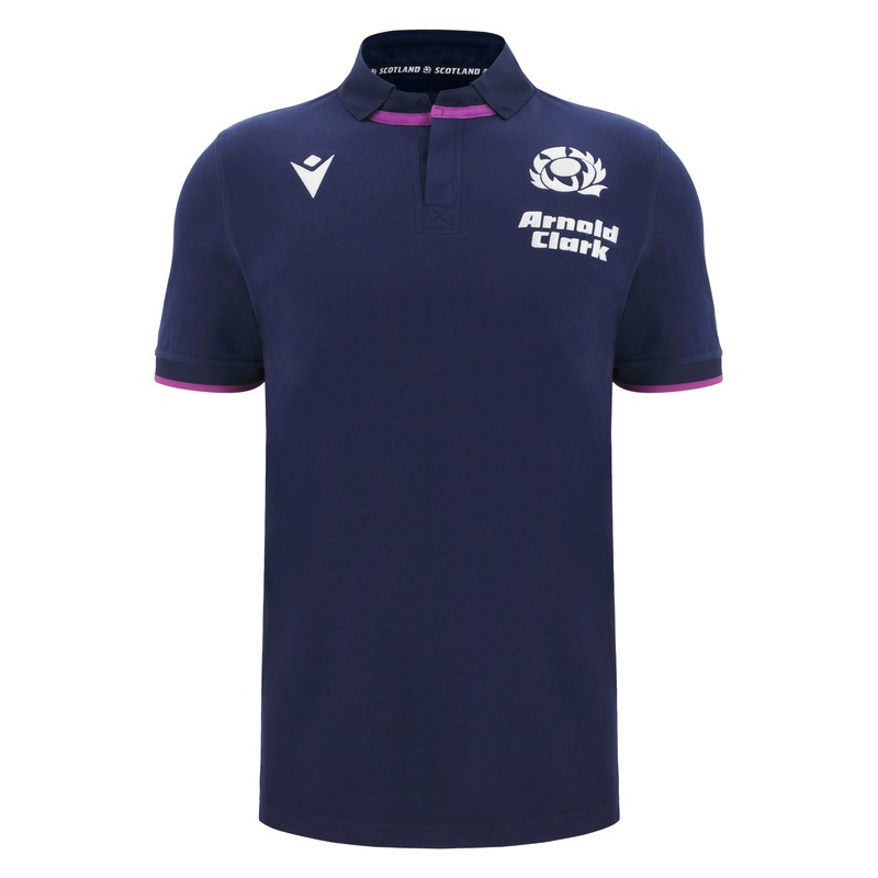 Scotland Rugby 2025/26 home short sleeve cotton shirt | The Rugby Shop