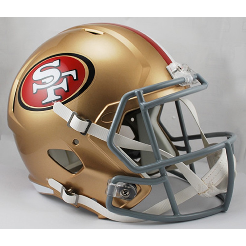 San Francisco 49ers SPEED Riddell Full Size Replica Helmet
