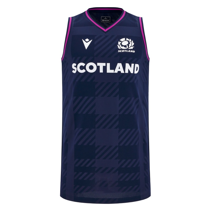 2025/26 Scotland Rugby Sleeveless Basketball Vest | The Rugby Shop