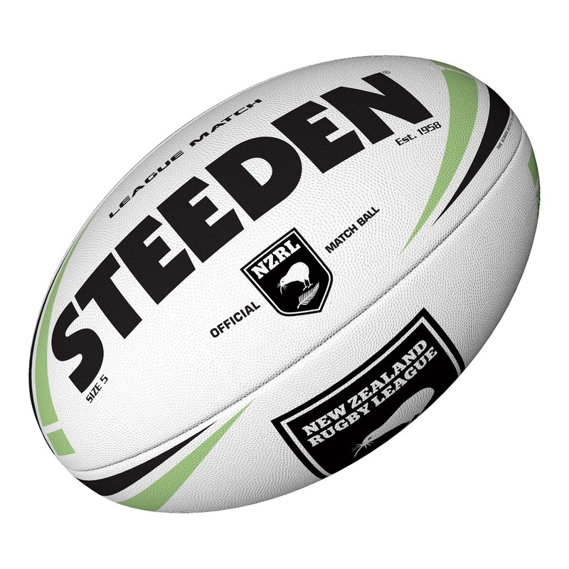 Steeden NZRL Symmetry Match Rugby League Ball Size 5