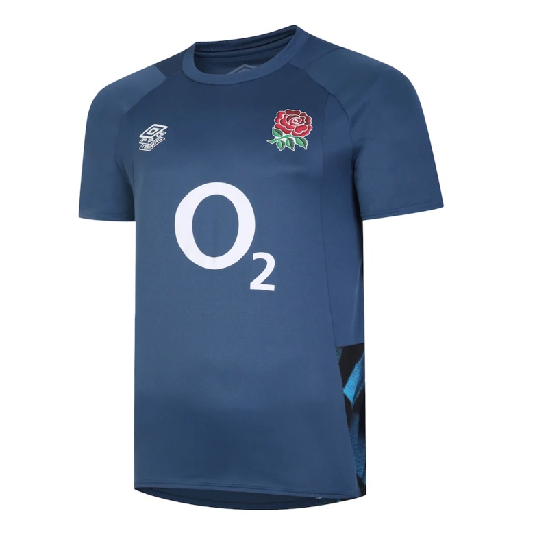 England Rugby Gym Training T-Shirt – Ensign Blue | The Rugby Shop