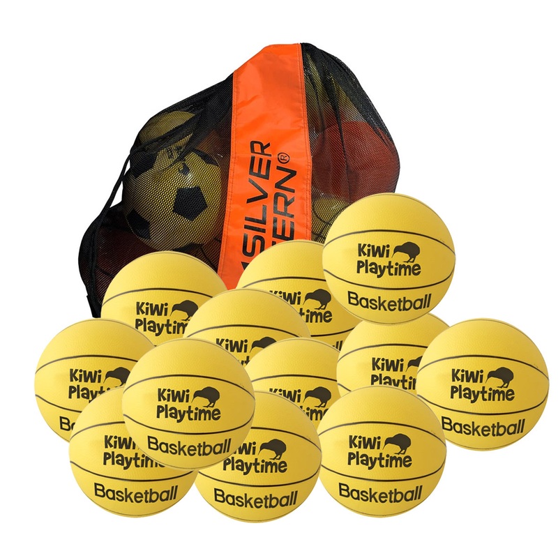 12 Pack Kiwi Playground Basketball Carry Bags NZ