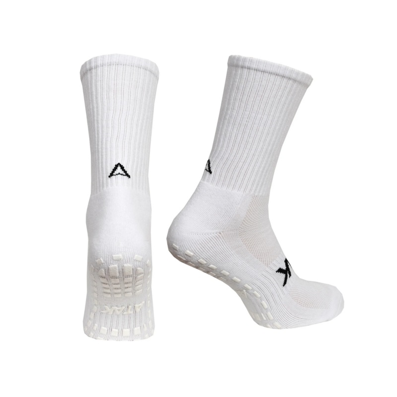Atak Shox Mid-Leg Grip Socks White | The Rugby Shop