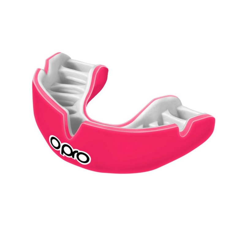 Opro Power-Fit Solids Gum Shield Pink | The Rugby Shop