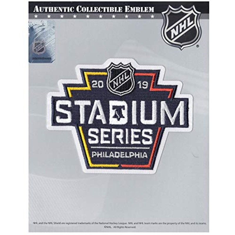 2019 Official NHL Stadium Series Game Jersey Collectible Patch – Philadelphia Flyers vs. Pittsburgh Penguins