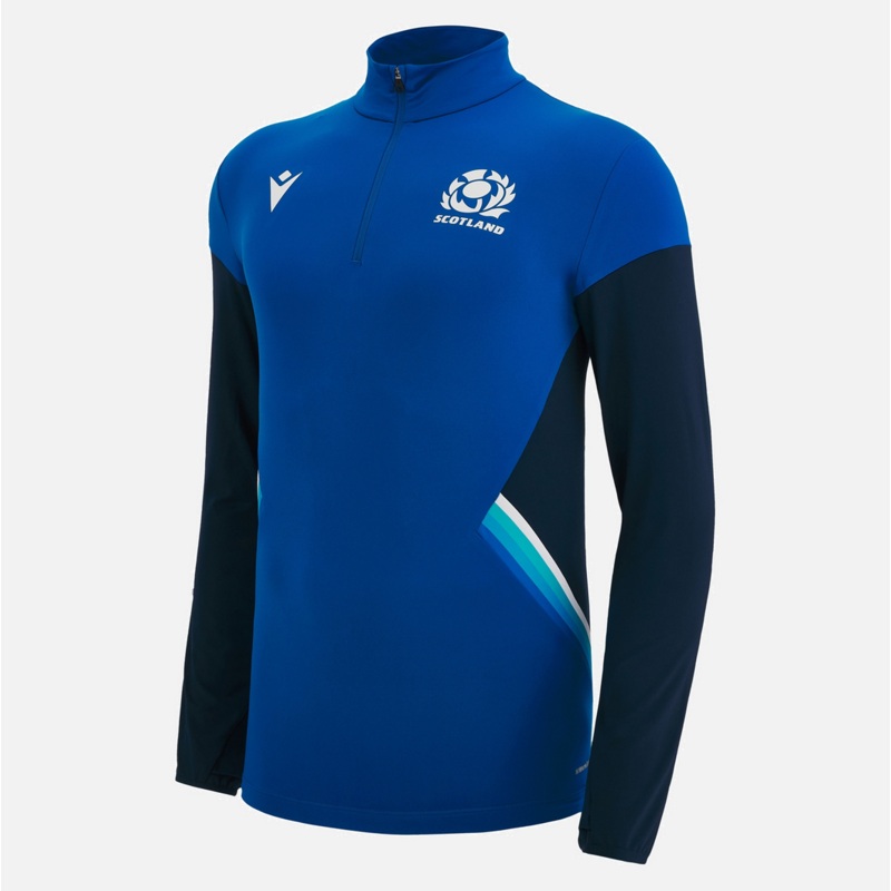 Scotland Rugby 2022/23 1/4 zip softshell sweatshirt | The Rugby Shop