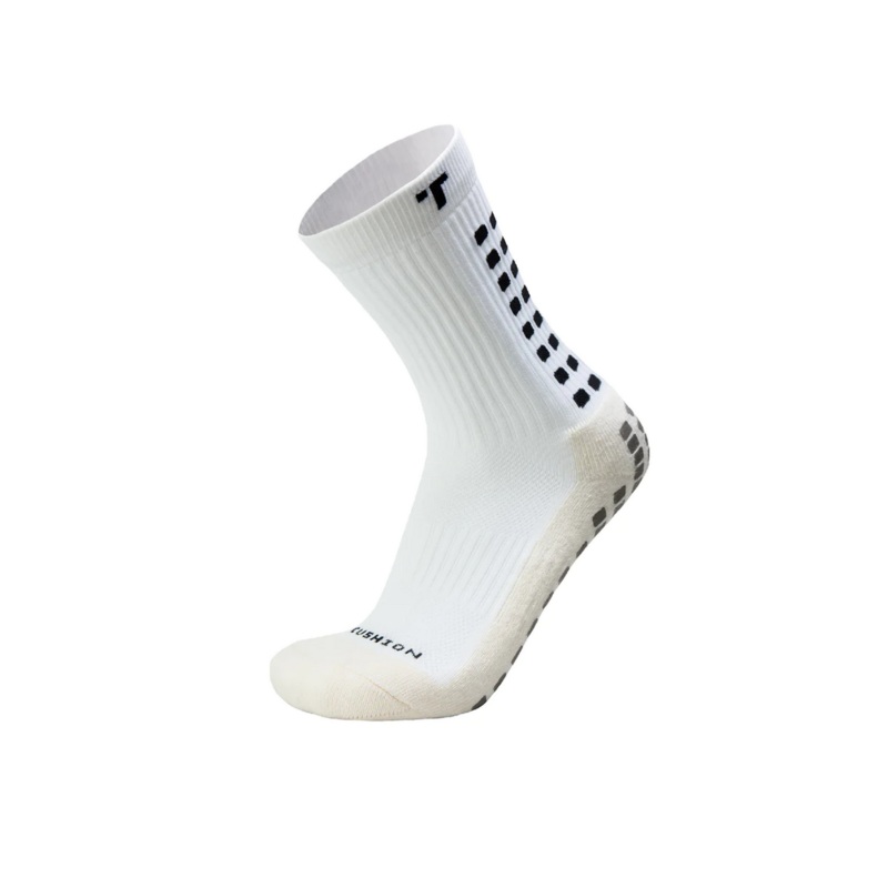 TRUsox 3.0 Grip Socks MidCalf Length – White/Black | The Rugby Shop