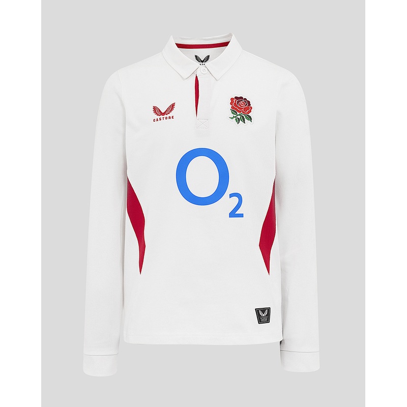 2025 Official Castore England Cotton Home Rugby Shirt | The Rugby Shop