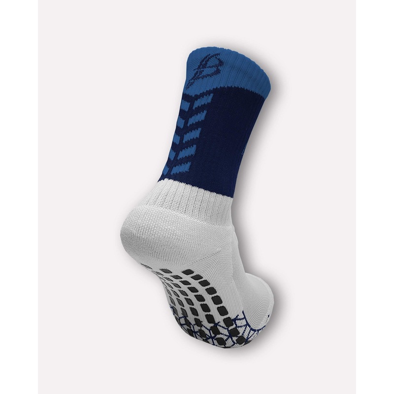 Bourke Miniz Anti-Slip GAA Midi Socks Navy/Sky (Kids / Adults)