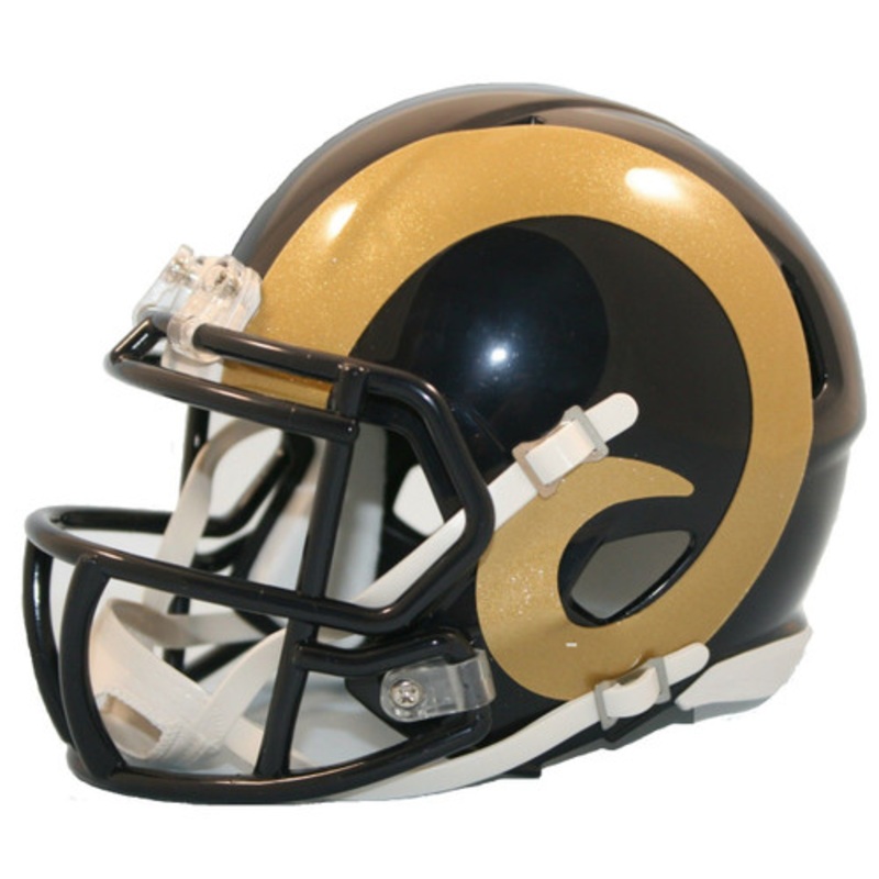 St. Louis / Los Angeles Rams 2000-2016 Throwback SPEED Mini Helmet