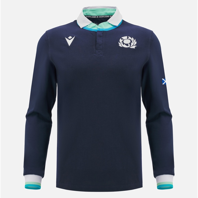 Scotland Rugby 2024/25 home Long sleeve cotton shirt | The Rugby Shop