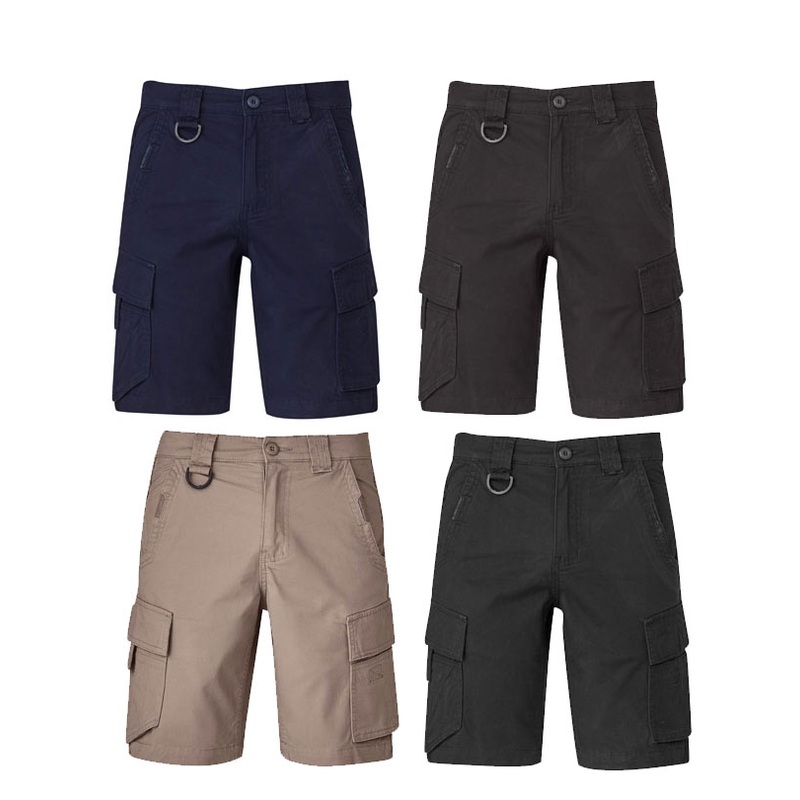 ZS360 Syzmik Mens Streetworx Curved Cargo Work Shorts